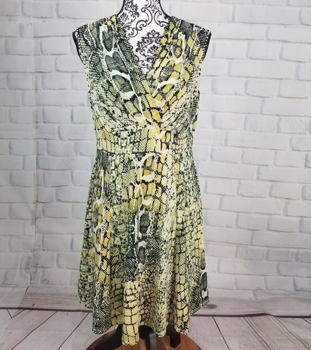 Jonathan Martin sz L stretch knit sleeveless dress